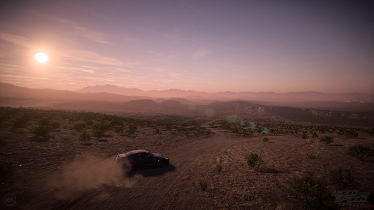 Zachód słońca na pustyni Fortune Valley v2