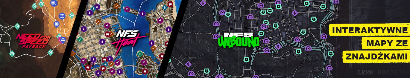 NFS Unbound Interactive map collectibles