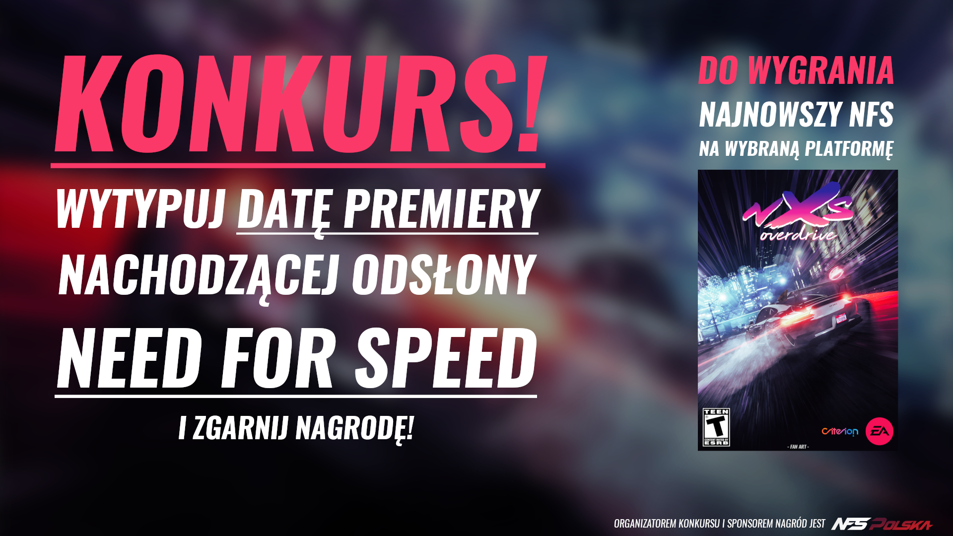 Need for Speed 2022 konkurs
