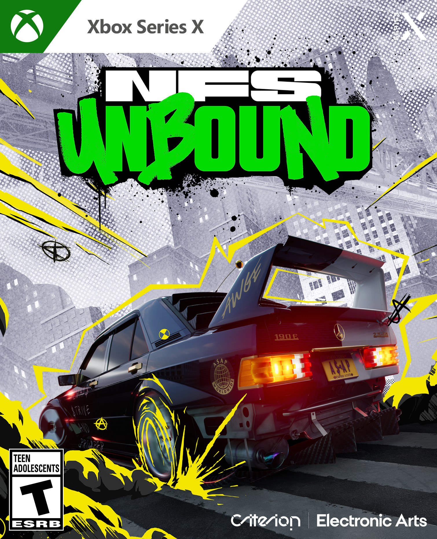 NFS - Need for Speed Unbound - okładka Xbox