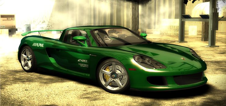 Porsche Carrera GT zielona