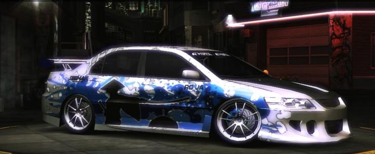 Mitsubishi Lancer Evo "Dancing Water"