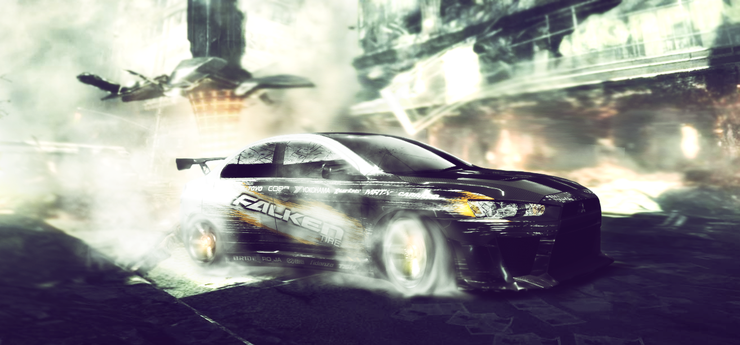 Mitsubishi Lancer Evo X by Bazyl