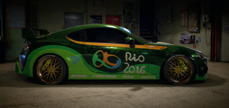 Rio 2016 contest car