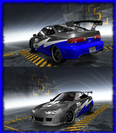 Acura Integra "Blue Wave" autorstwa S13