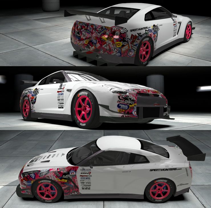 Nissan GT-R "Sticker Explosion"
